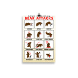 Basic bear attacks poster