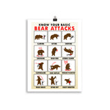 Basic bear attacks poster